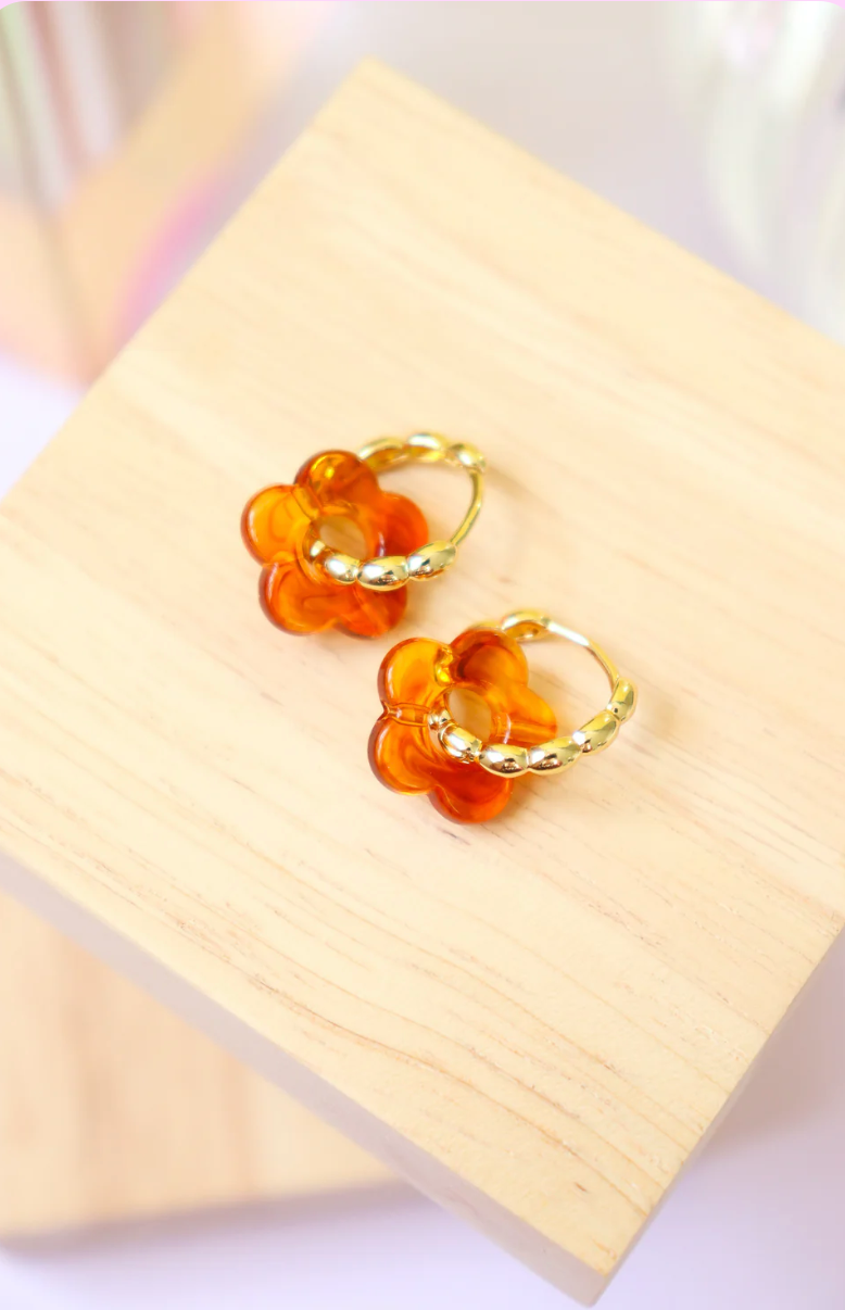 Boucles d'oreilles Lise Ambre