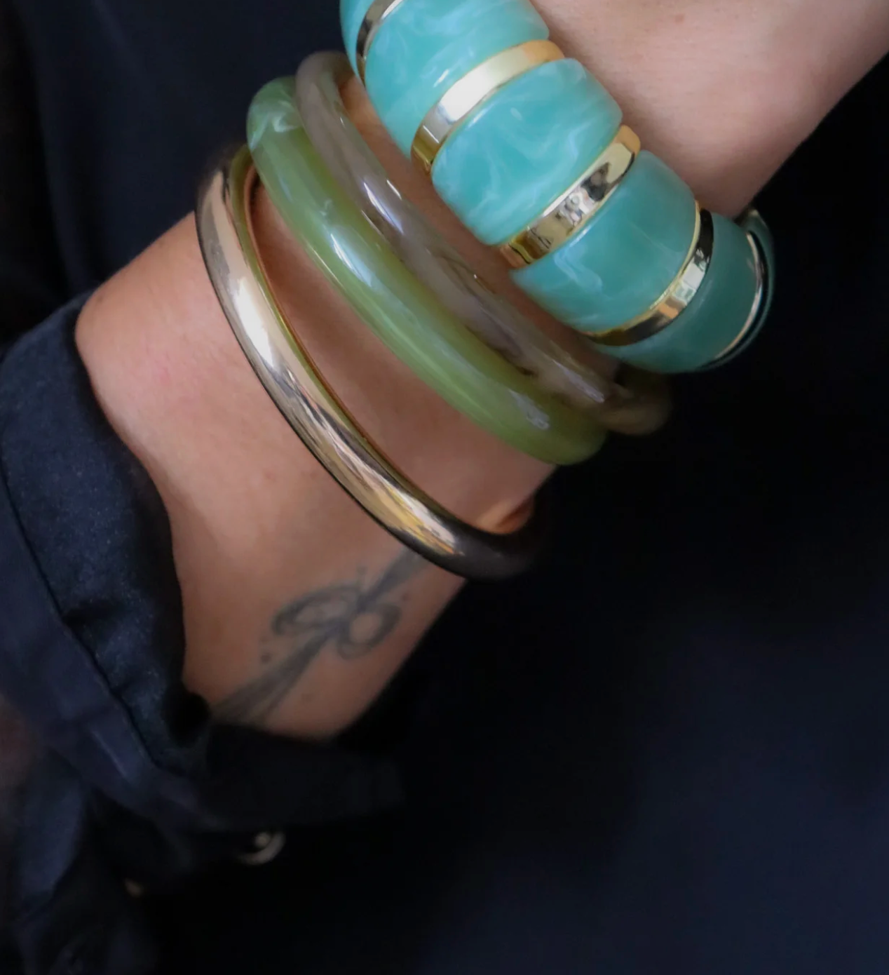 Bracelet Maé 3/4 Olive