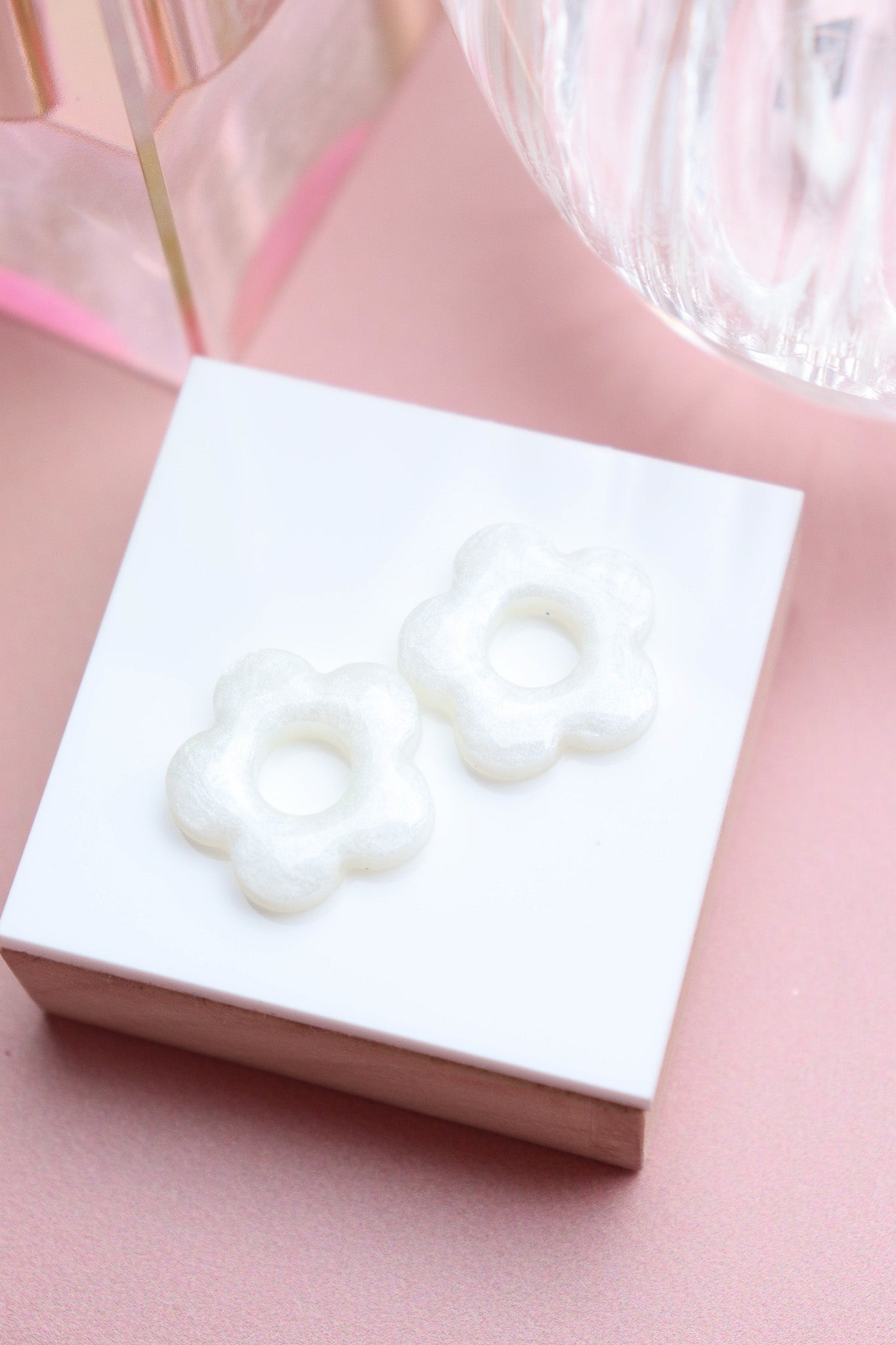Boucles d'oreilles Isabelle Résine Pastel