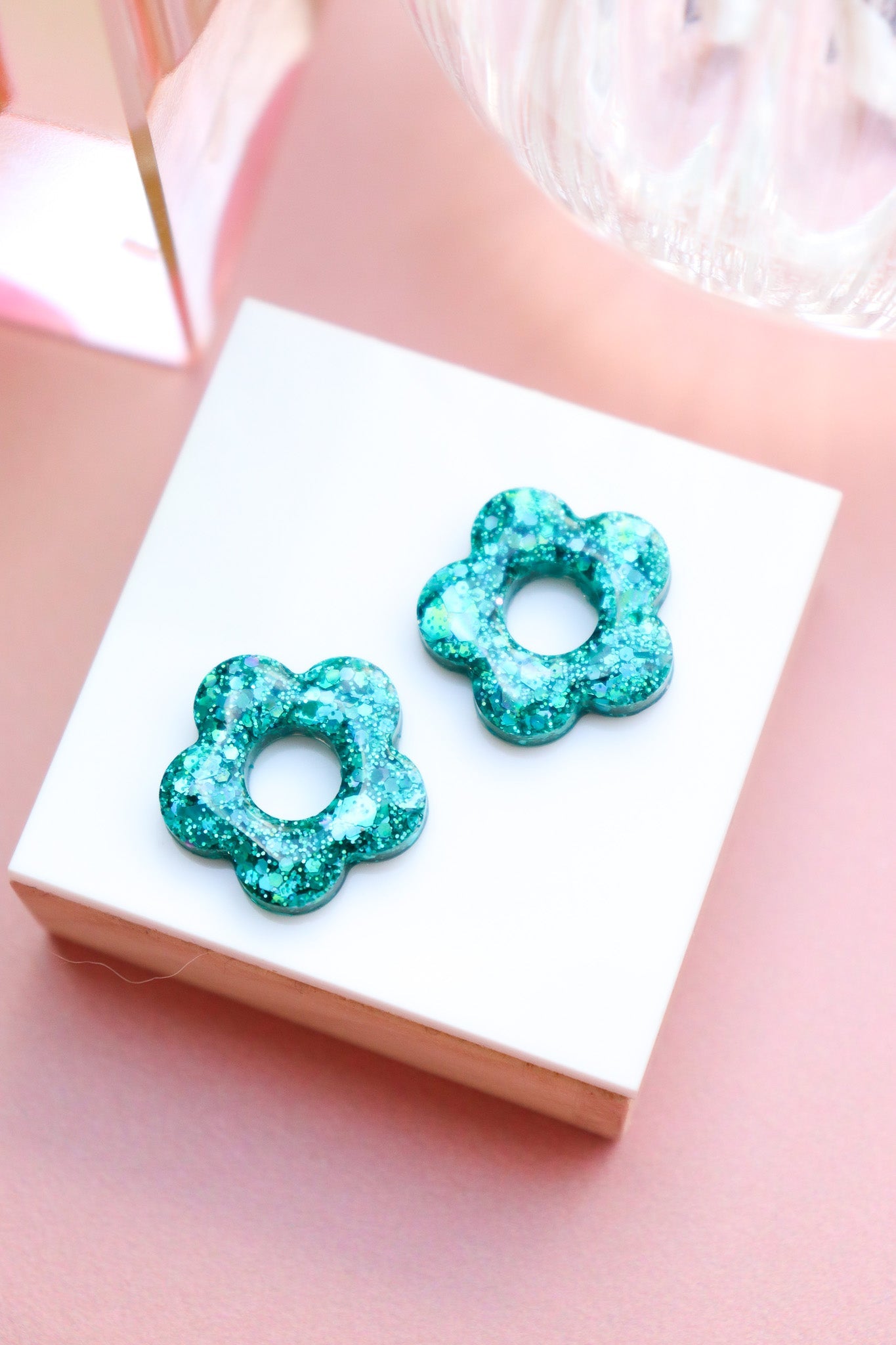 Boucles d'oreilles Isabelle L Turquoise