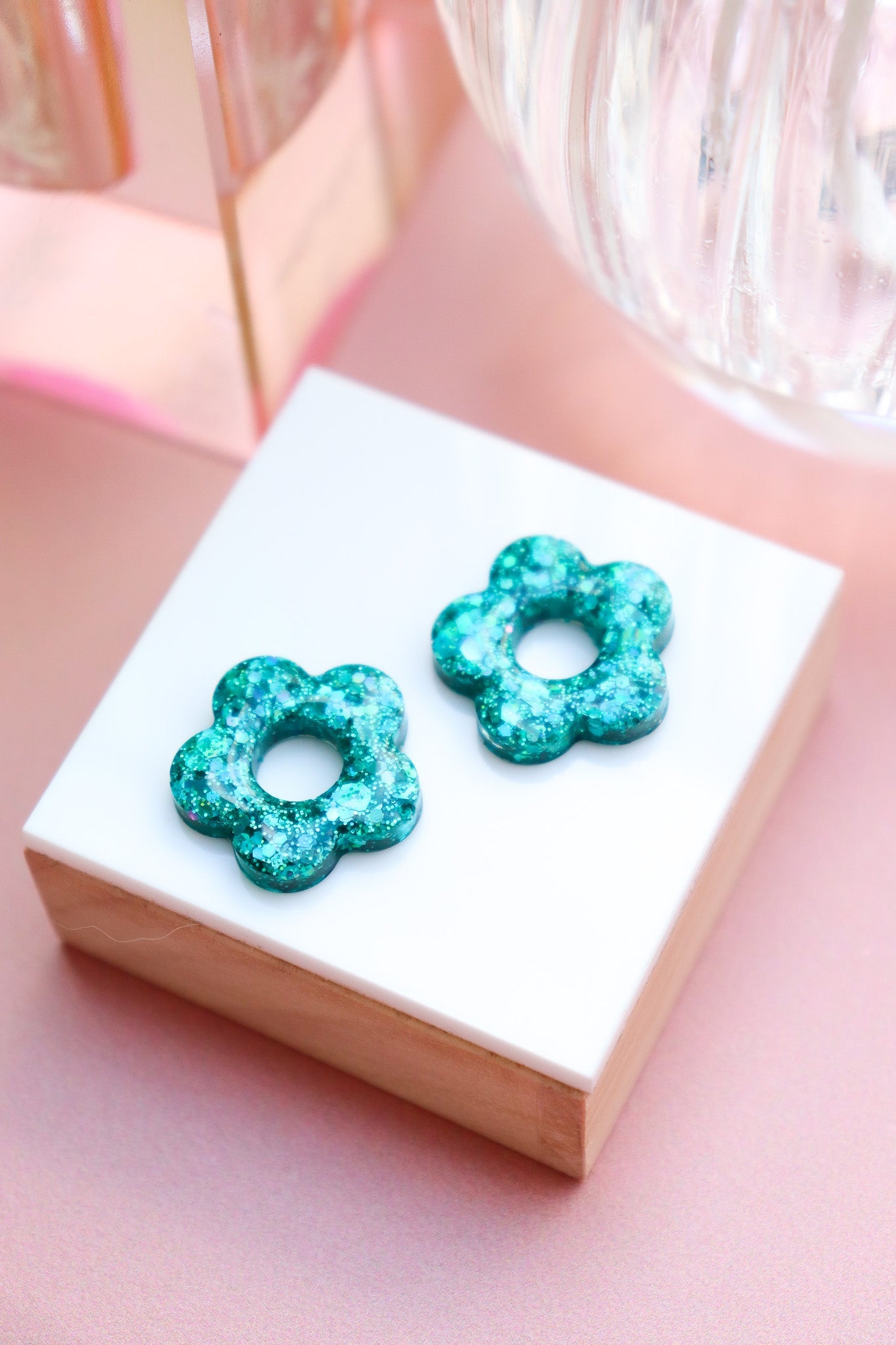Boucles d'oreilles Isabelle L Turquoise