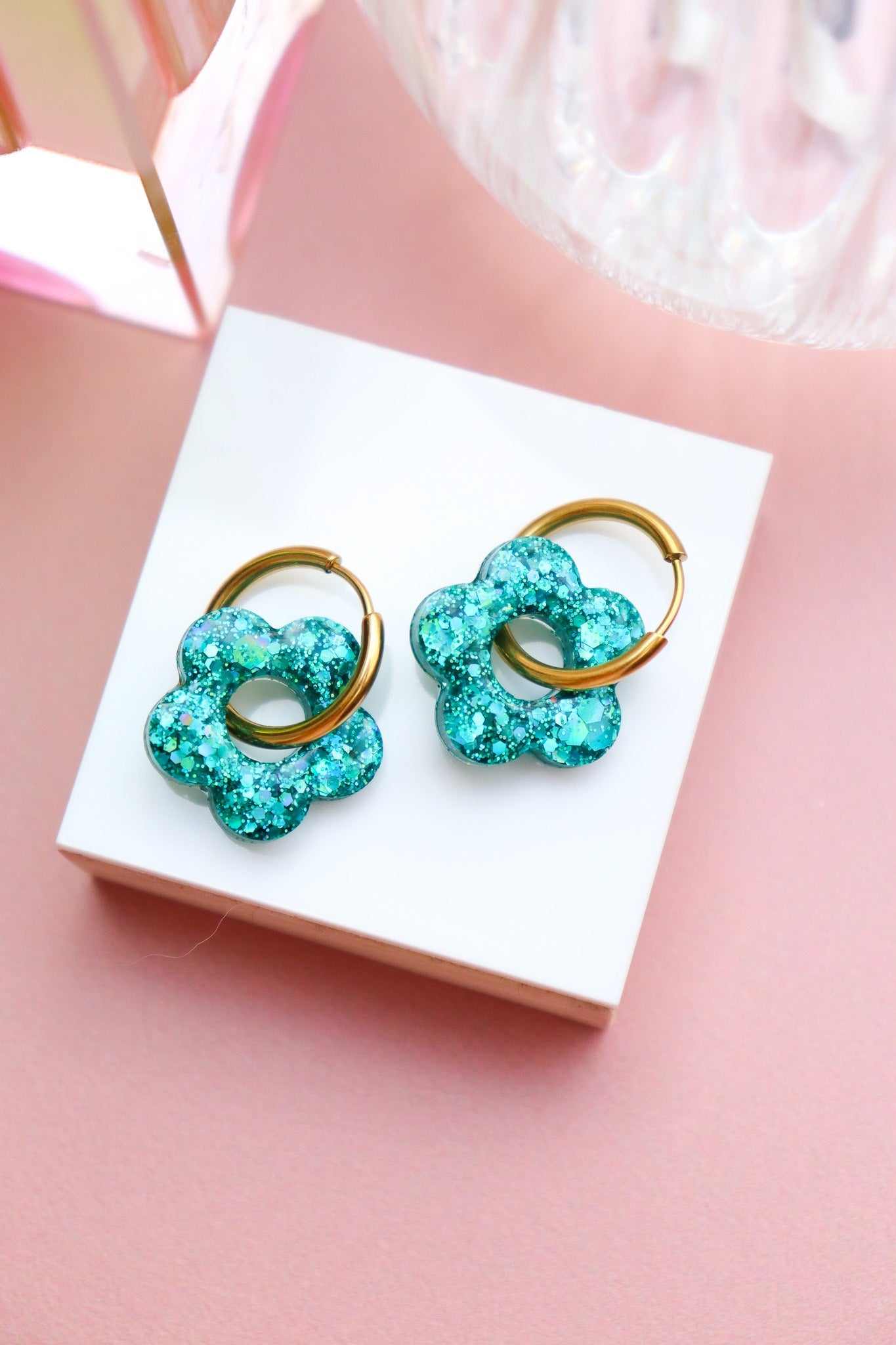 Boucles d'oreilles Isabelle L Turquoise