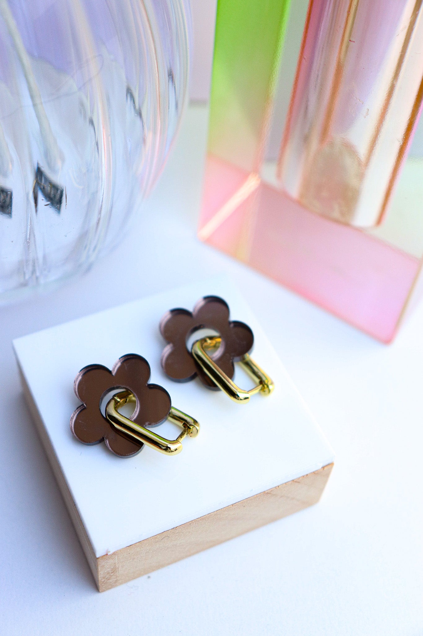 Boucles d'oreilles Isabelle Miroir