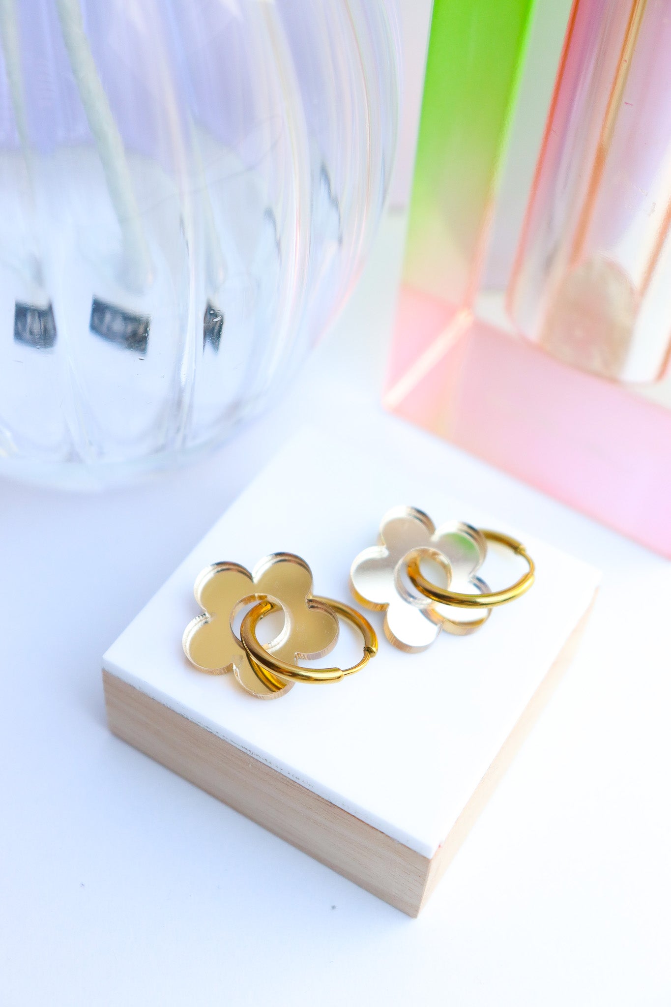 Boucles d'oreilles Isabelle Miroir
