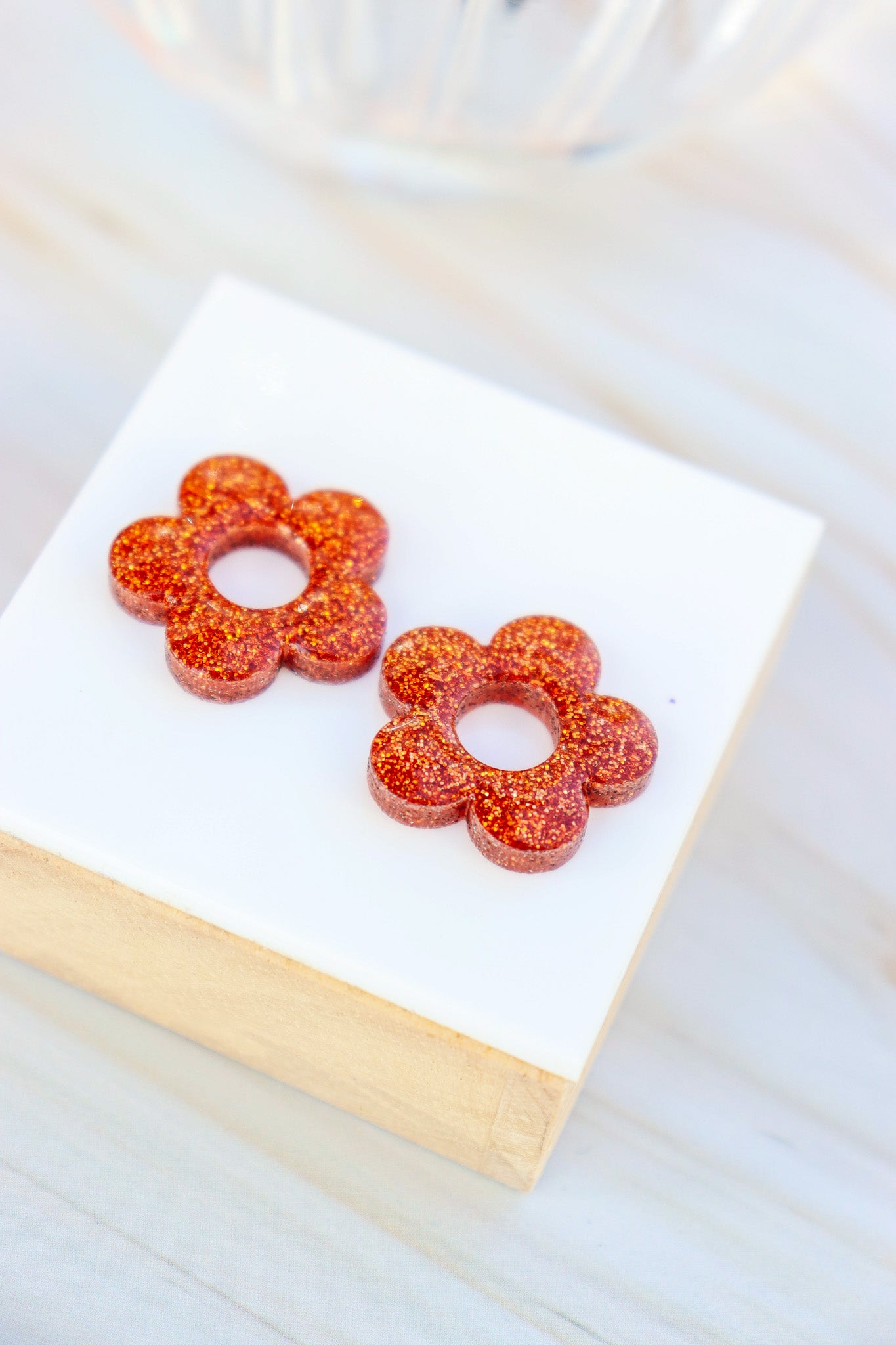 Créoles Isabelle Paillettes Citrouille