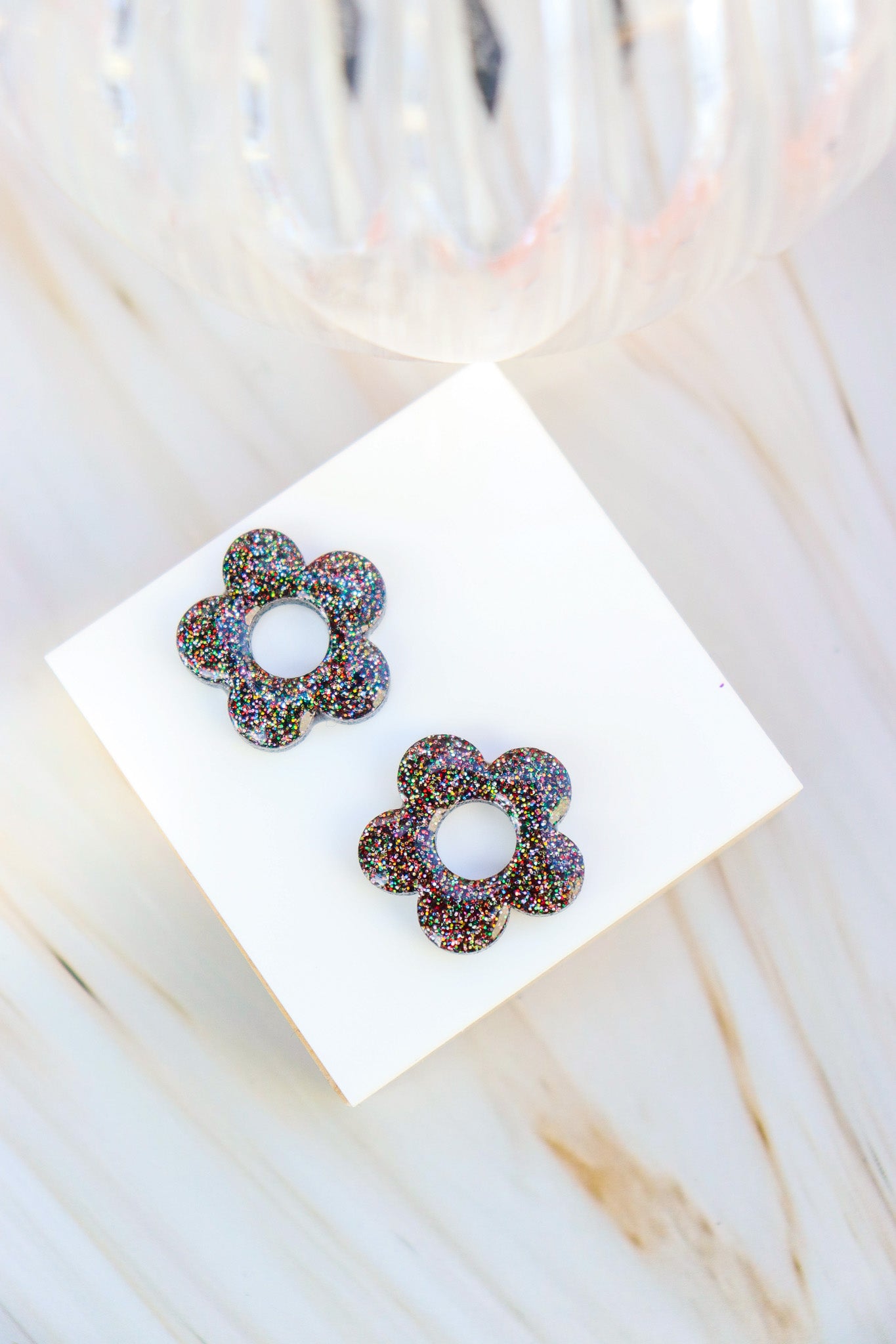 Créoles Isabelle Paillettes Dark Browm