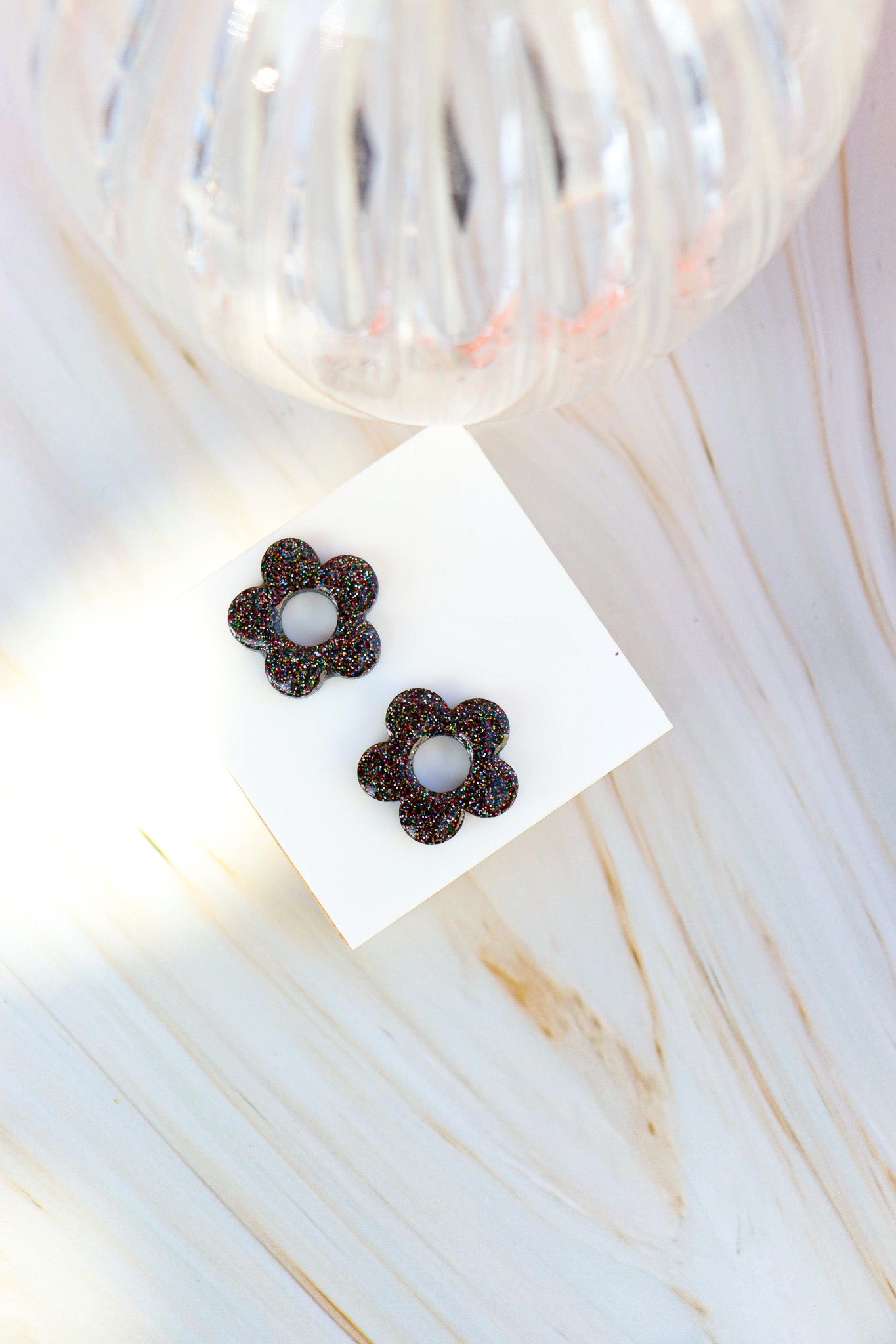 Créoles Isabelle Paillettes Dark Browm