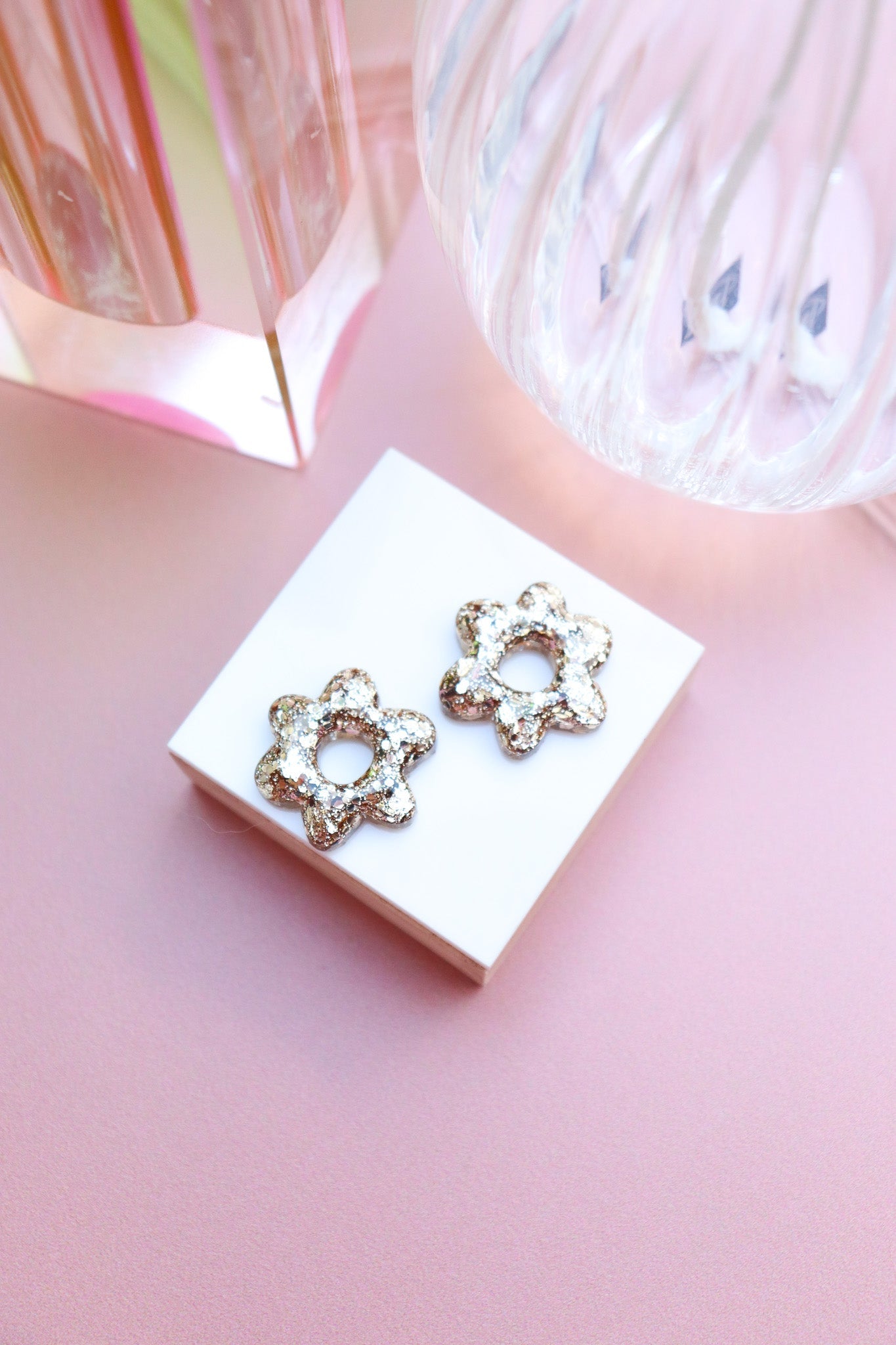 Boucles d'oreilles Jojo Champagne