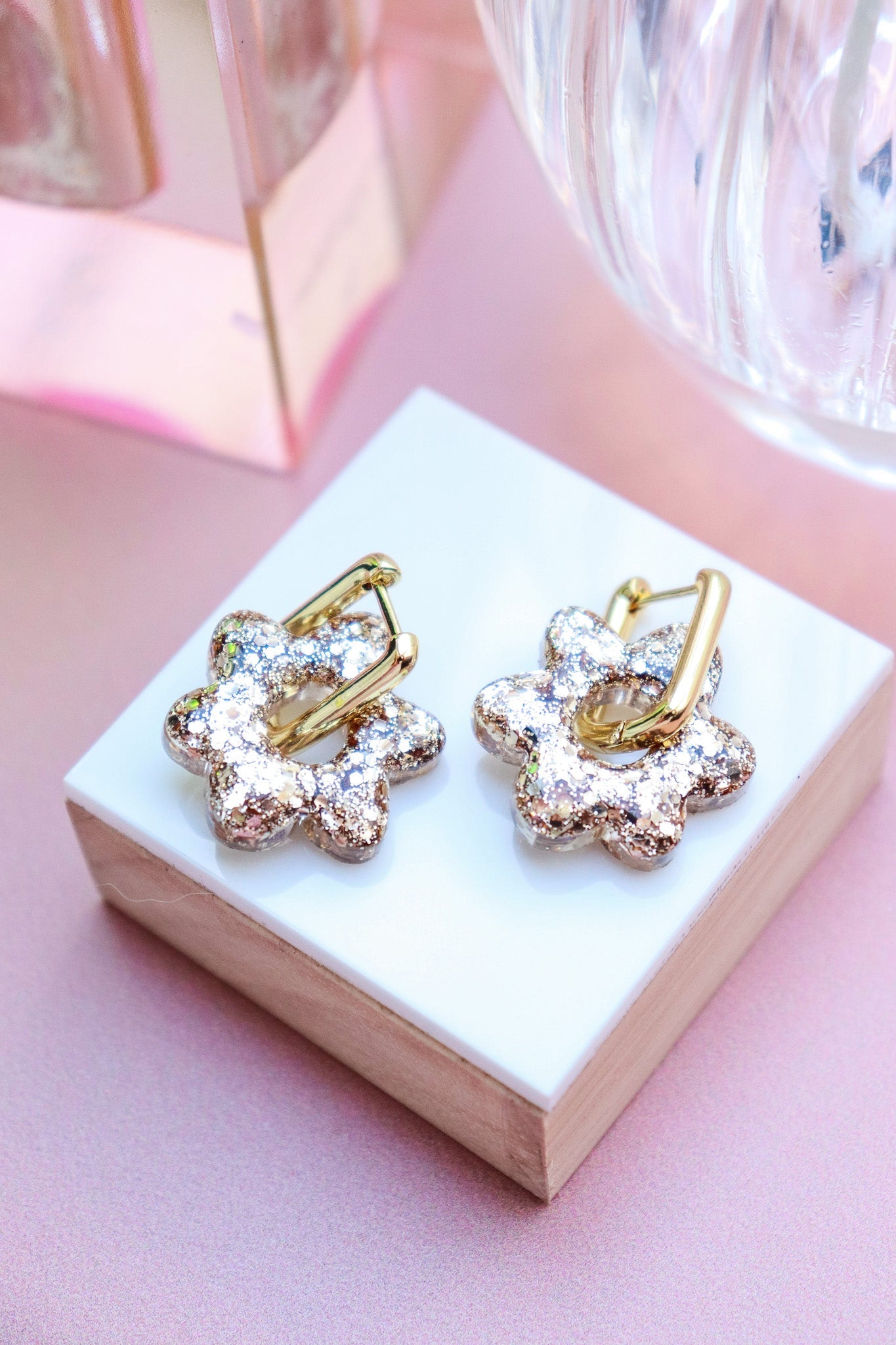 Boucles d'oreilles Jojo Champagne
