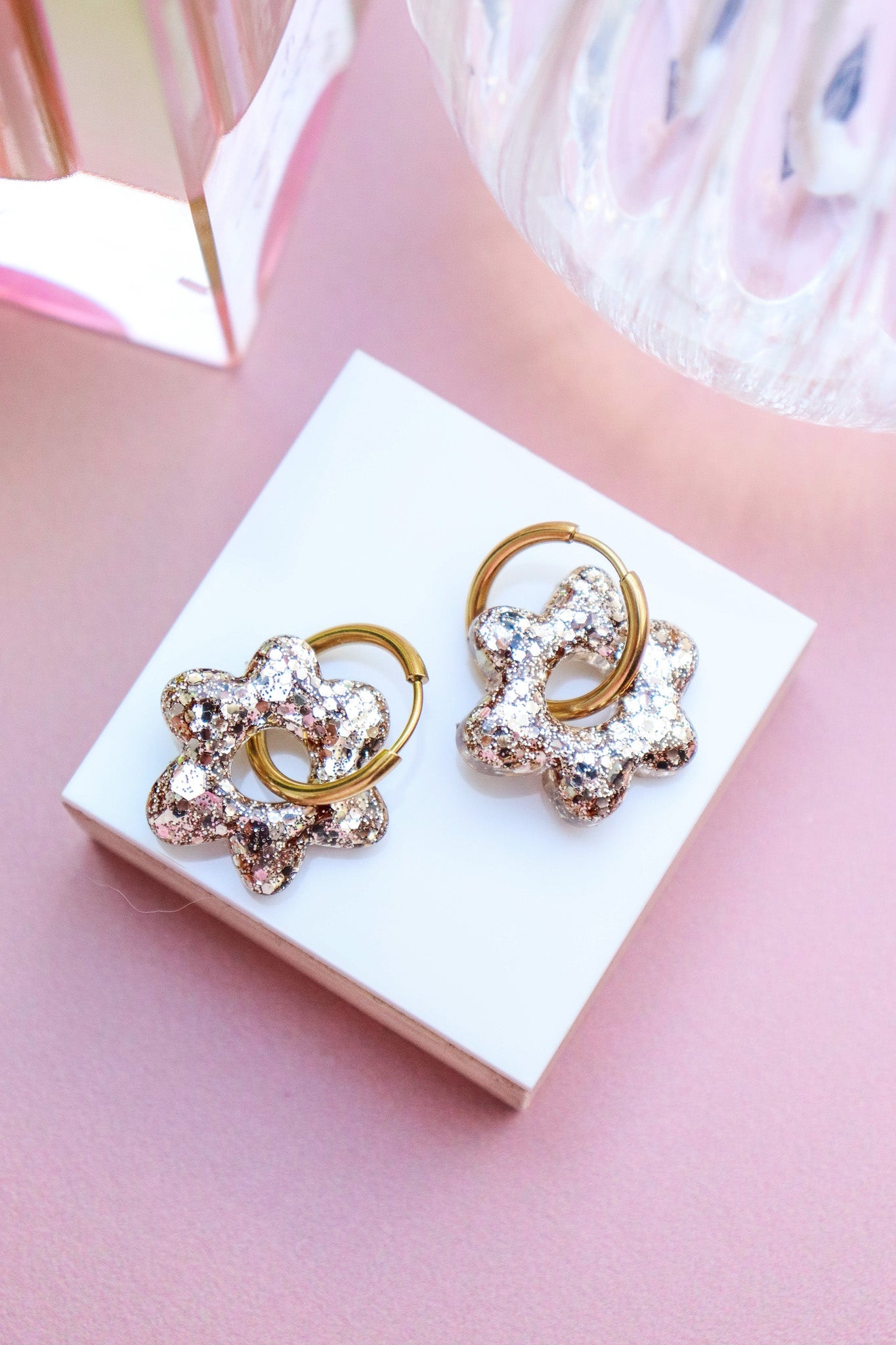 Boucles d'oreilles Jojo Champagne