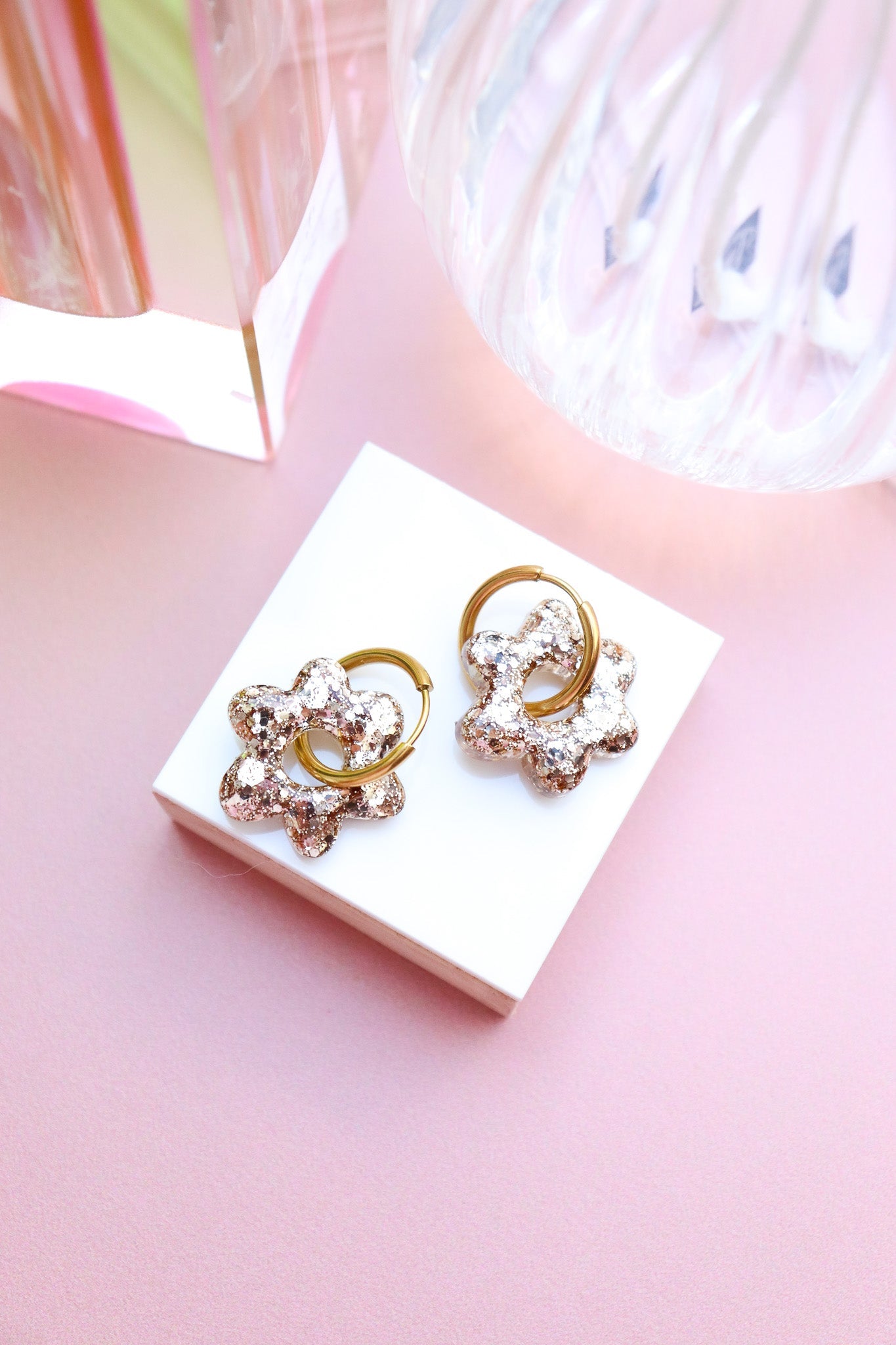 Boucles d'oreilles Jojo Champagne