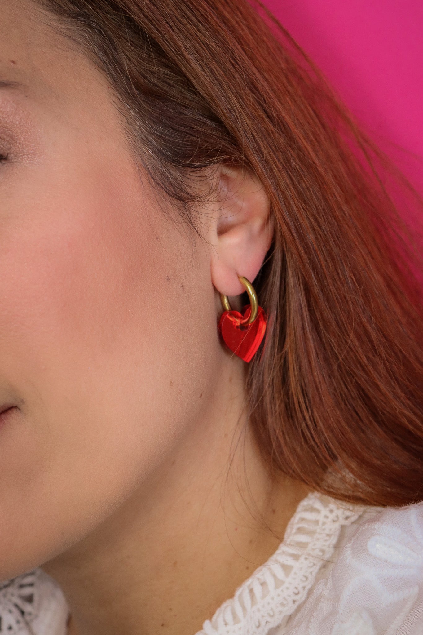 Boucles d'oreilles Victoire Miroir