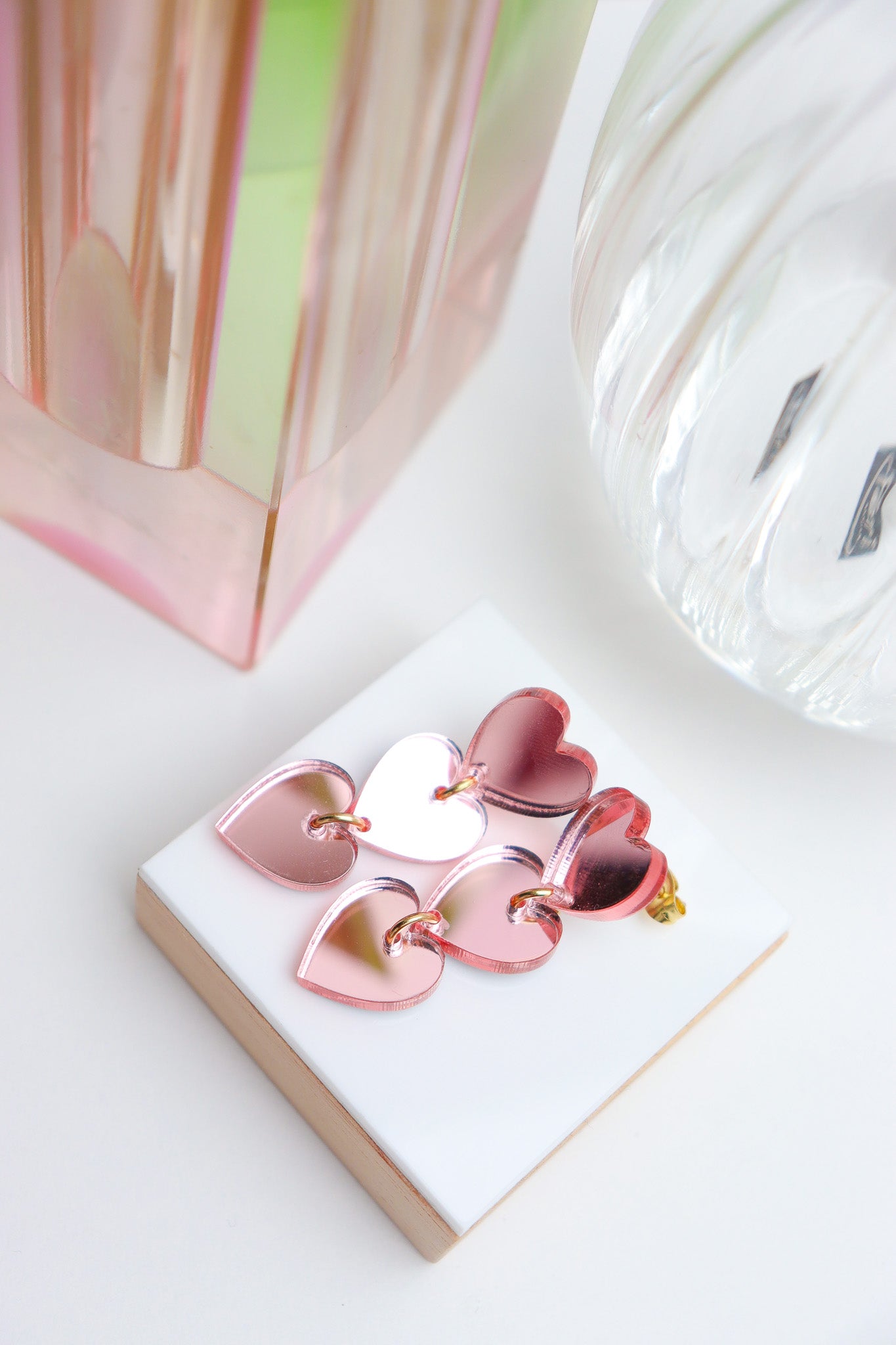 Boucles d'oreilles Angèle Miroir