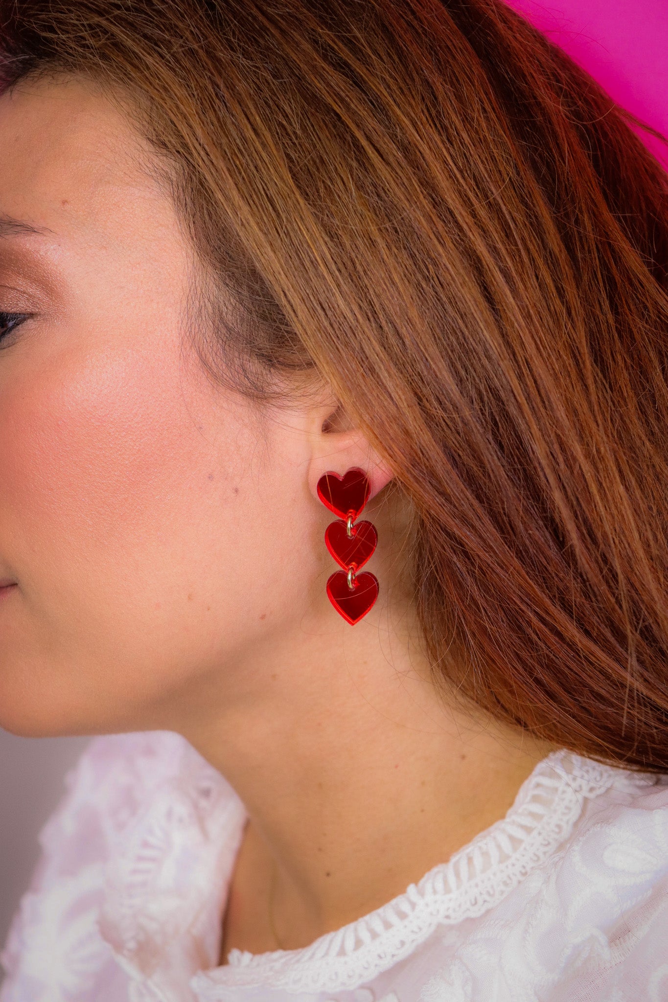 Boucles d'oreilles Angèle Miroir