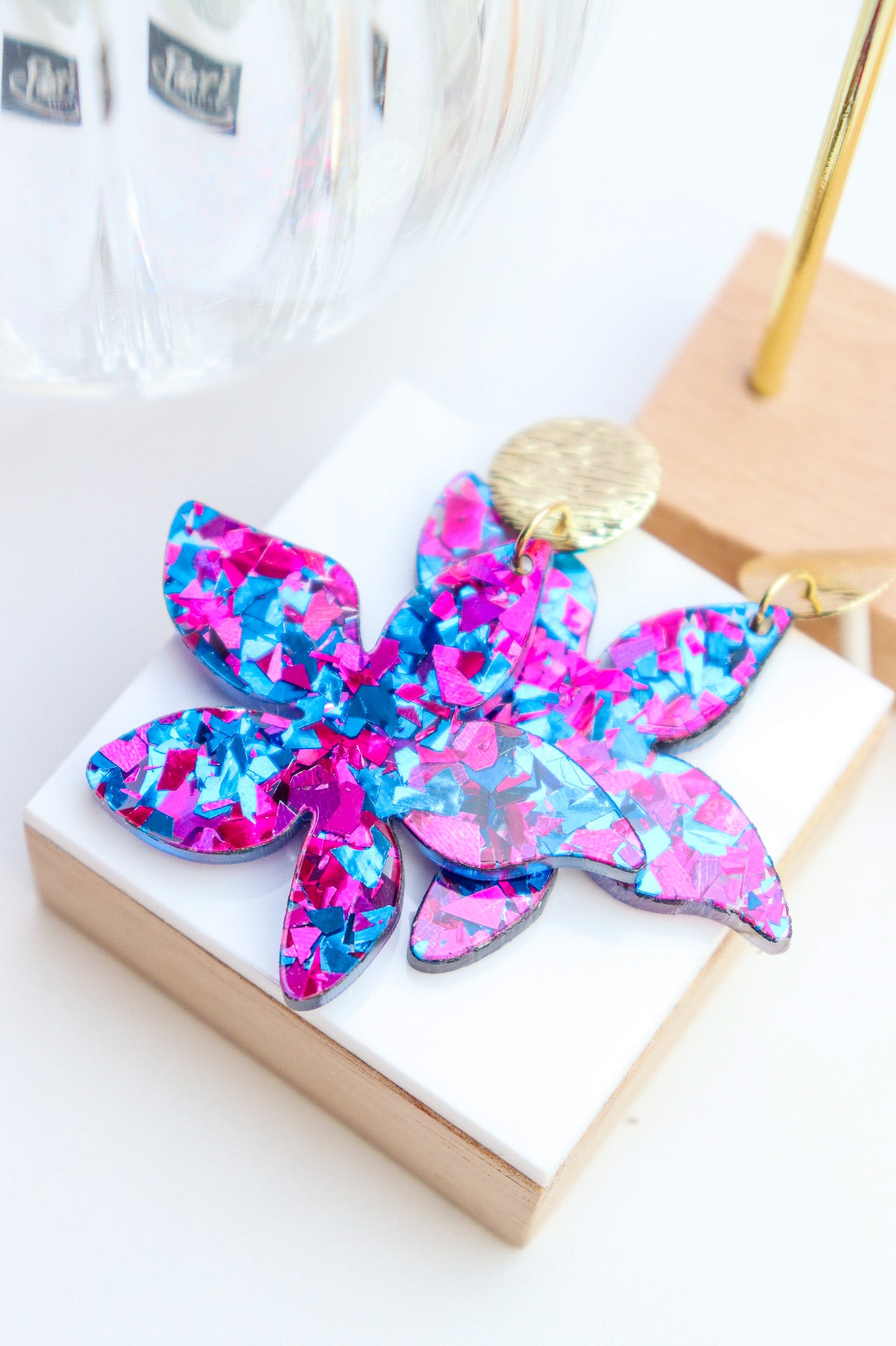 Boucles d'oreilles Tiana Paillettes