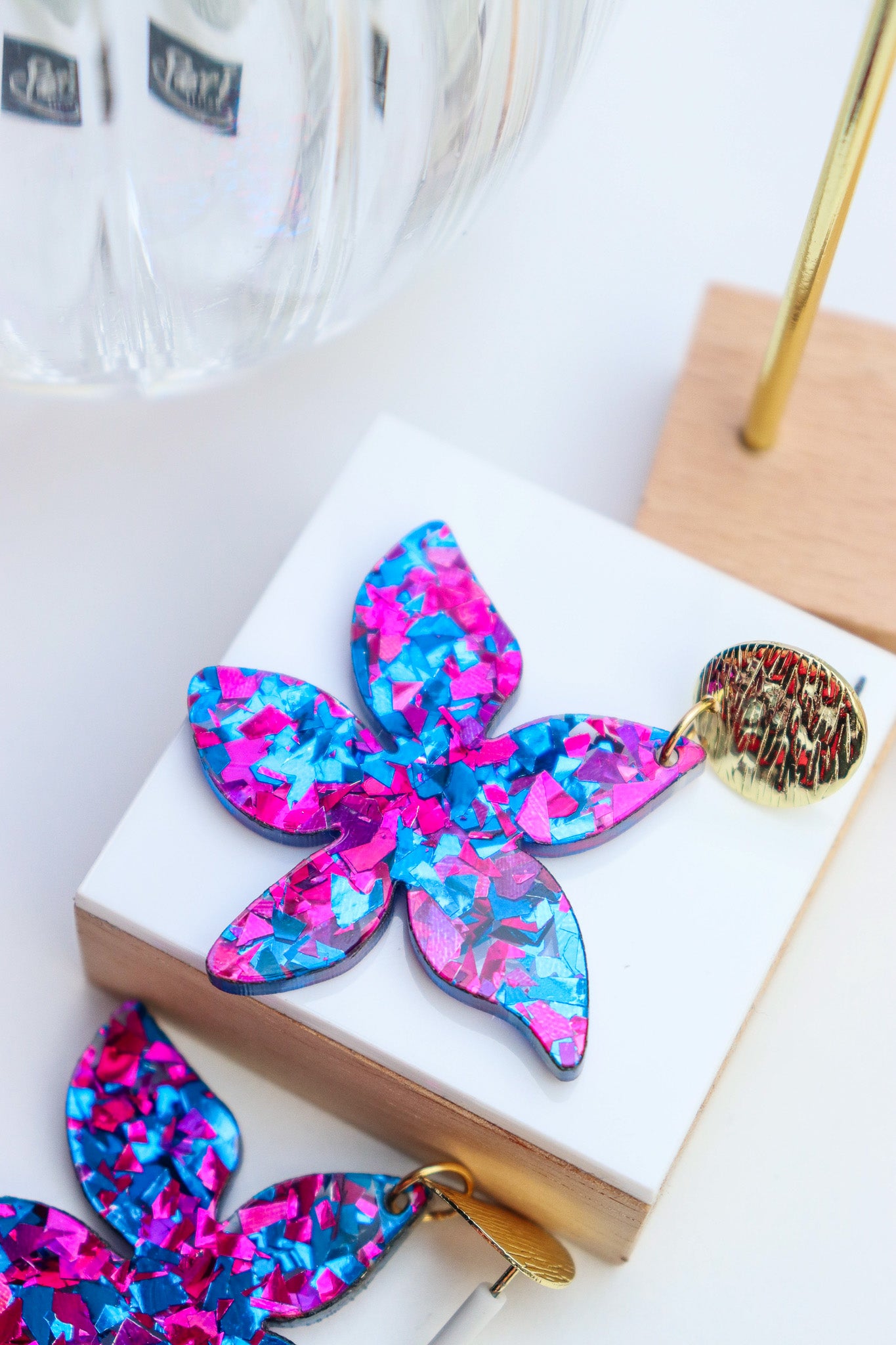 Boucles d'oreilles Tiana Paillettes