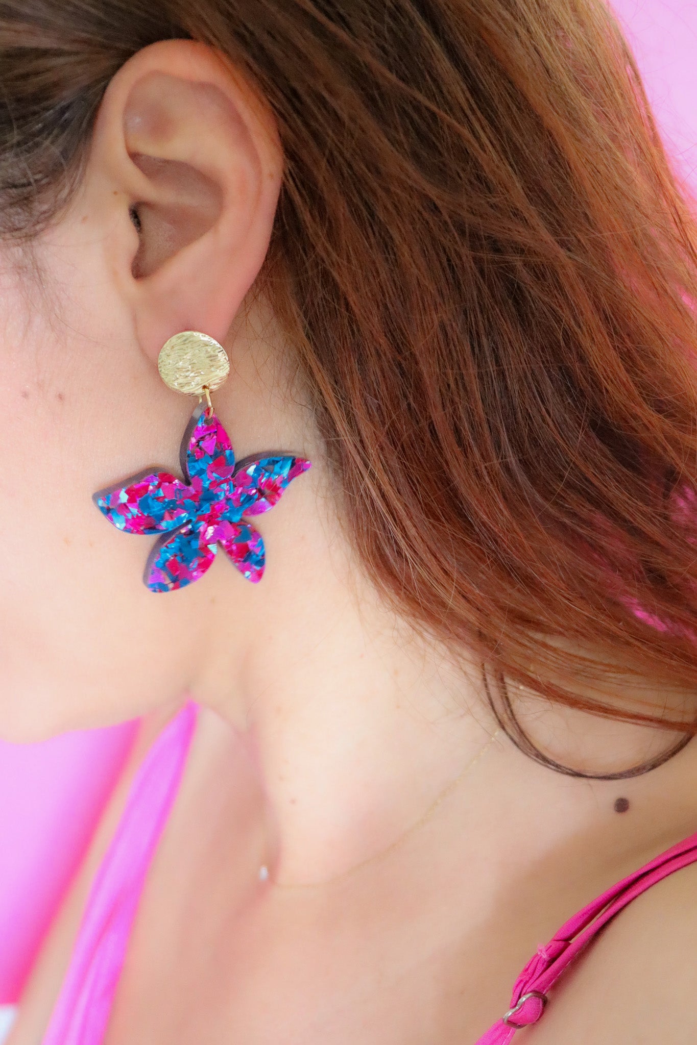Boucles d'oreilles Tiana Paillettes