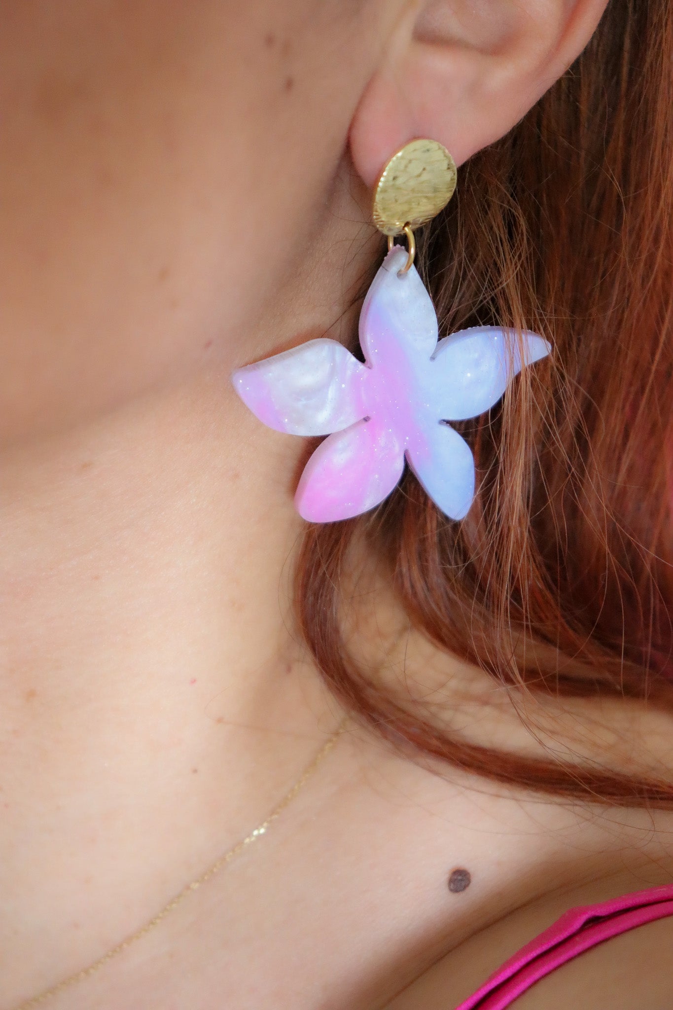 Boucles d'oreilles Tiana Nacrée