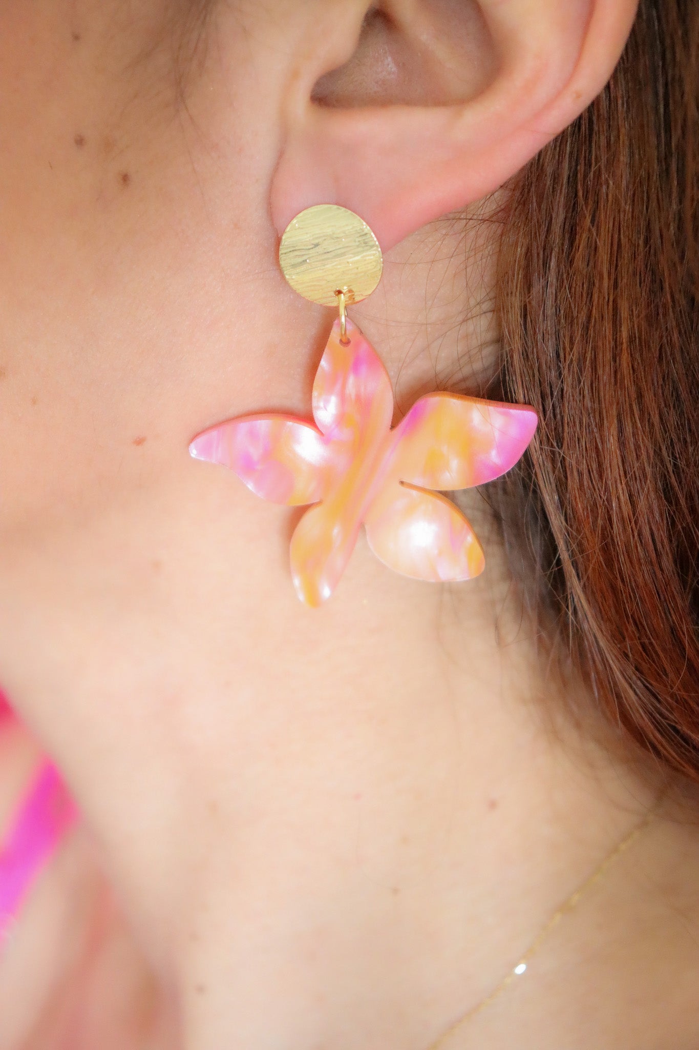 Boucles d'oreilles Tiana Nacrée
