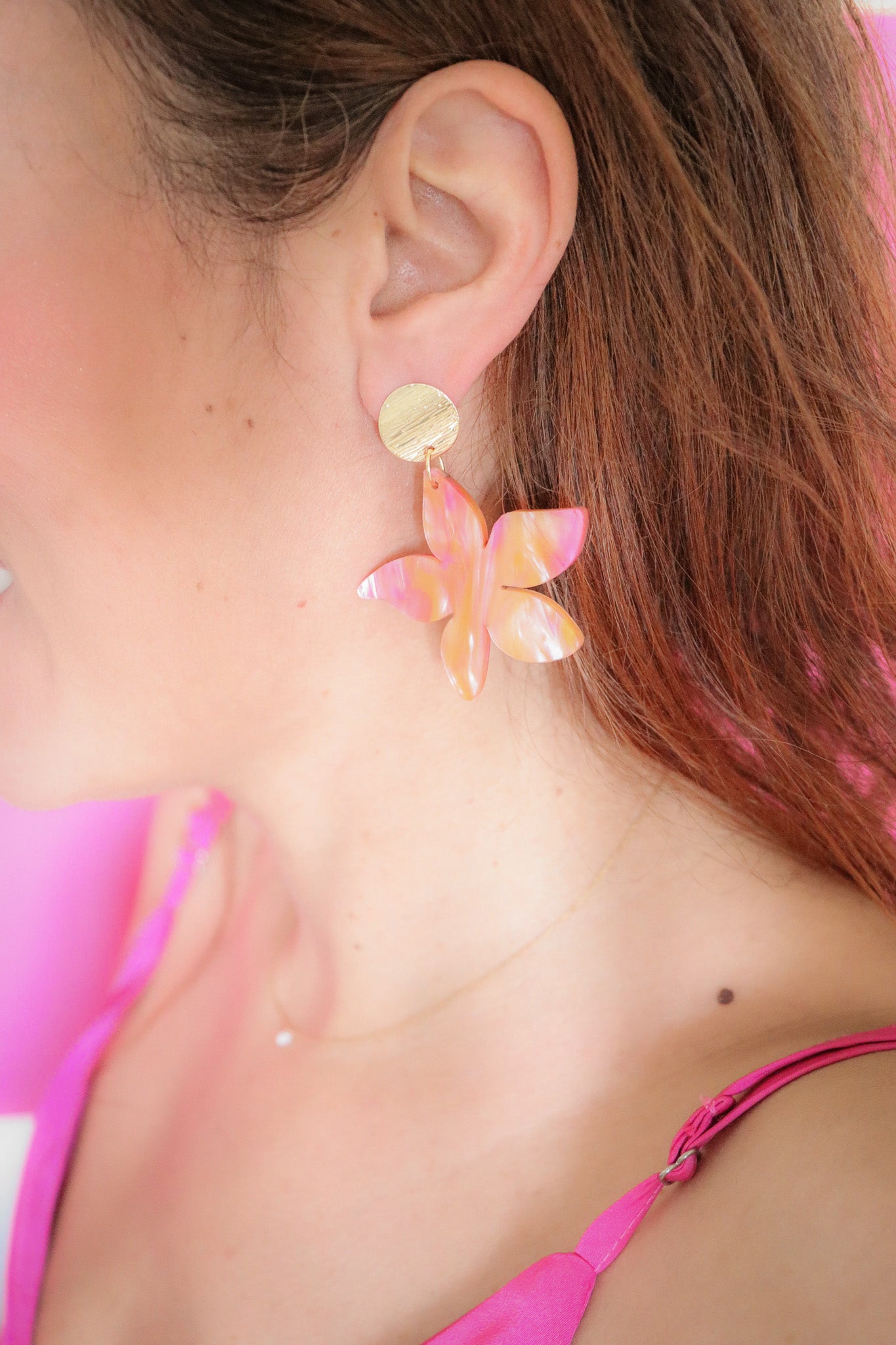 Boucles d'oreilles Tiana Nacrée