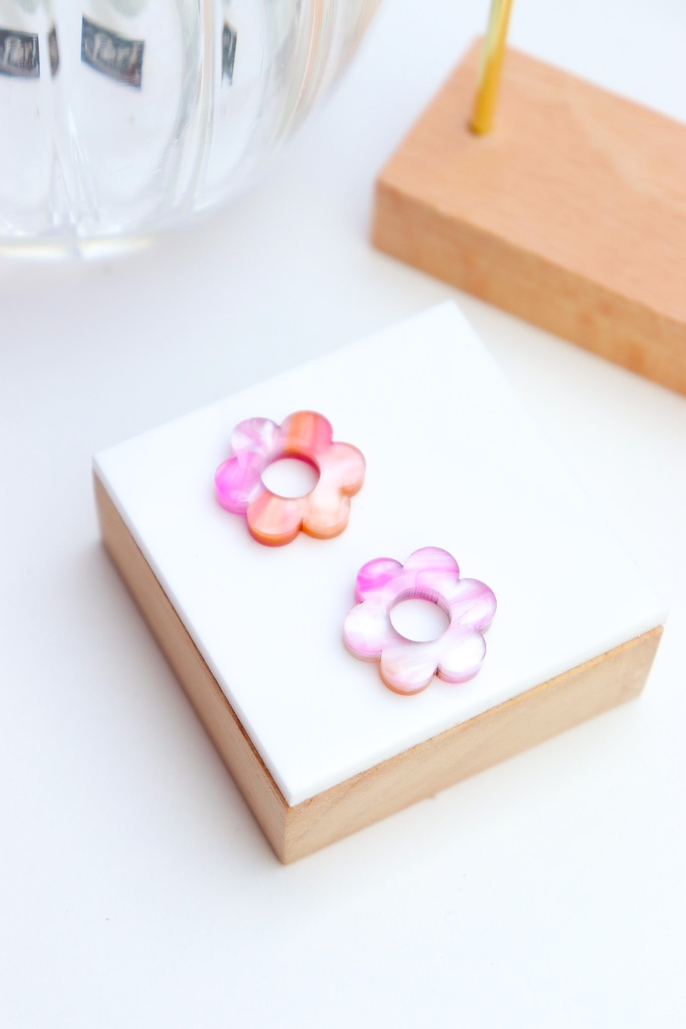 Boucles d'oreilles Vivienne Nacrée Tropique