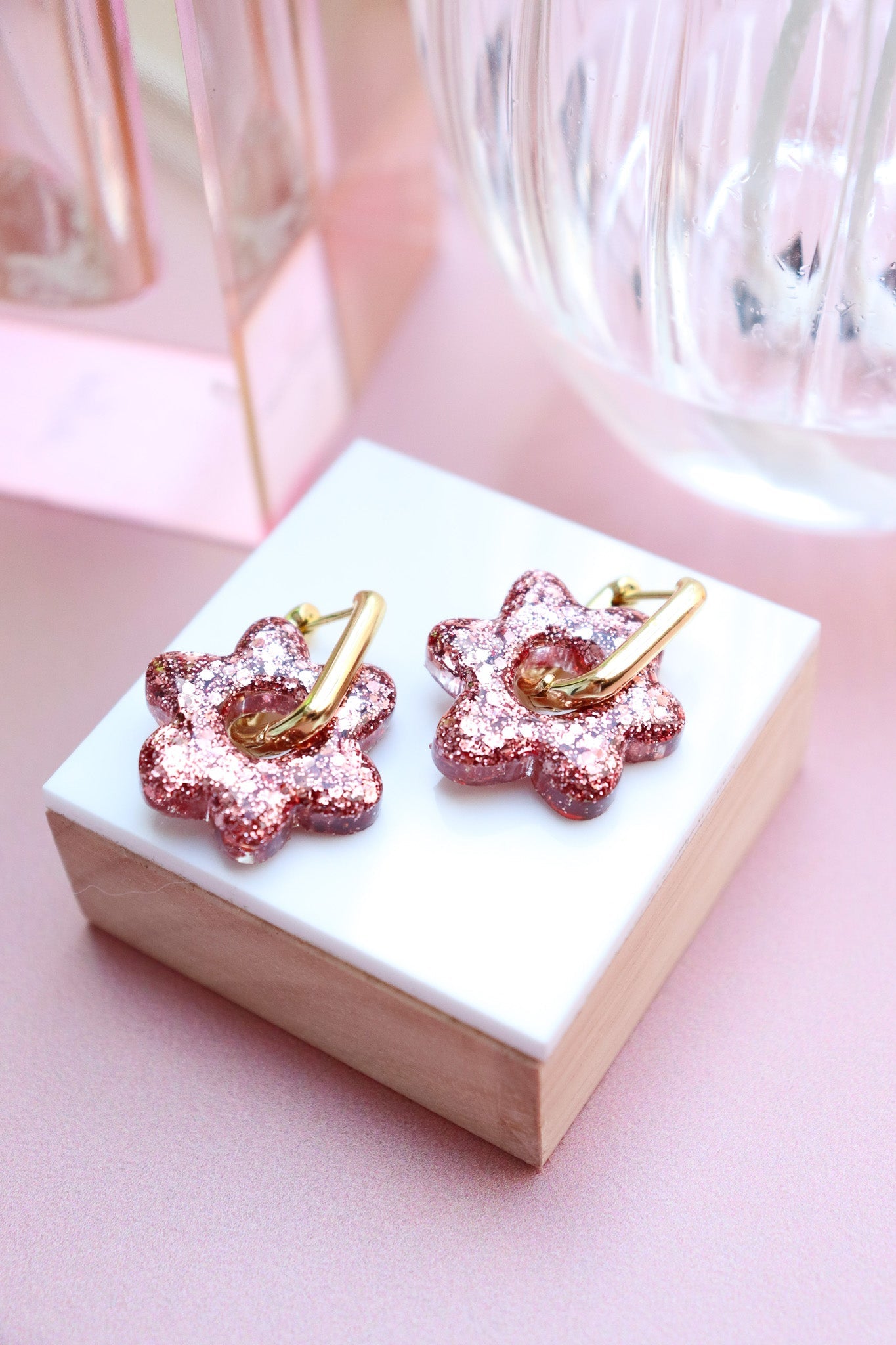 Boucles d'oreilles Jojo Rose Gold